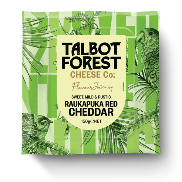 Talbot Forest Raukapuka Red Cheddar Cheese 150g