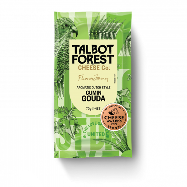 Talbot Forest Cumin Gouda Cheese 70g