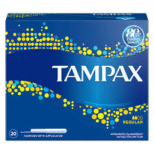 Tampax tampons Reg 20pk w/ applicator