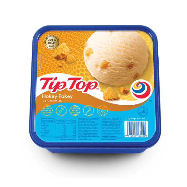Tip Top Hokey Pokey Ice Cream 2L