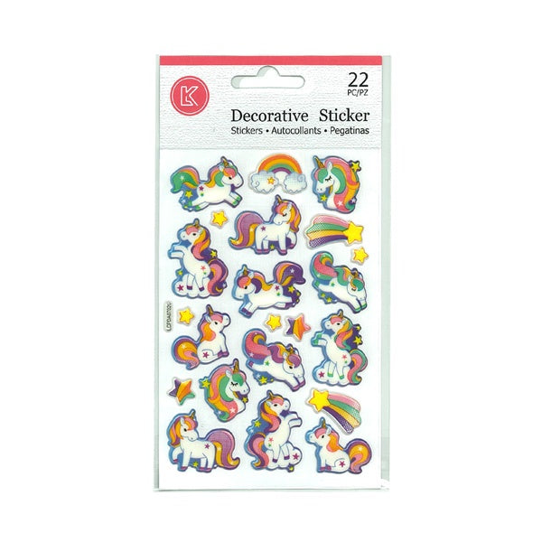 Stickers Playful Unicorns