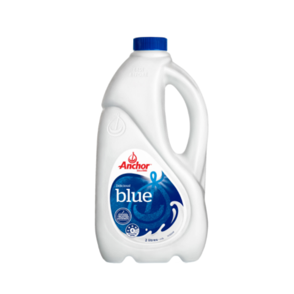 Anchor Blue Full Cream Milk 2L