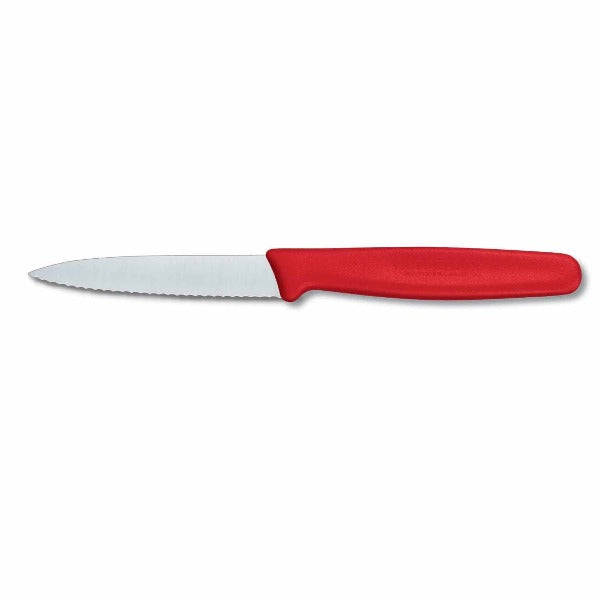 Victorinox Paring Knife Serrated Red 11cm