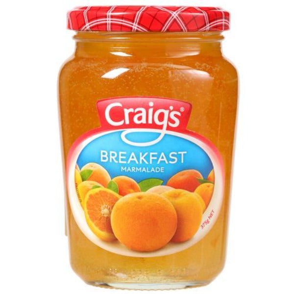 Craigs Marmalade Breakfast jar 375g