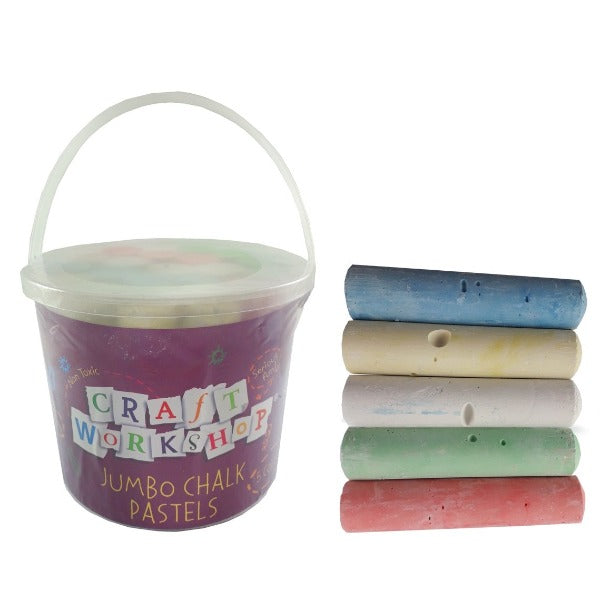 Craft Workshop Jumbo Chalk 5 Pastel Colours 20pk