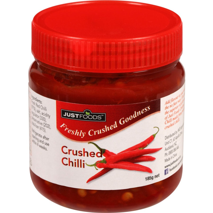 Just Foods Crushed Chilli 185g