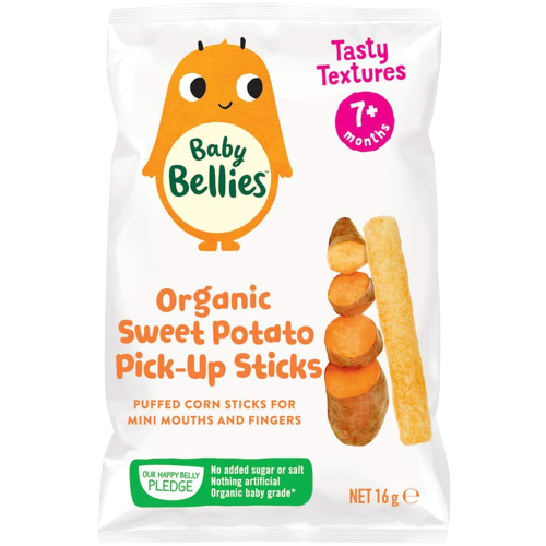 Baby Bellies Organic Sweet Potato Pick Up Sticks 16g