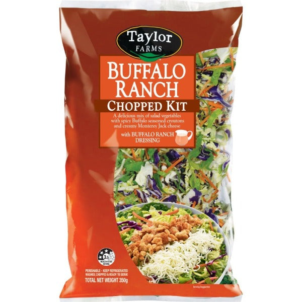 Taylor Farms Salad Kit Chopped Buffalo Ranch 350g