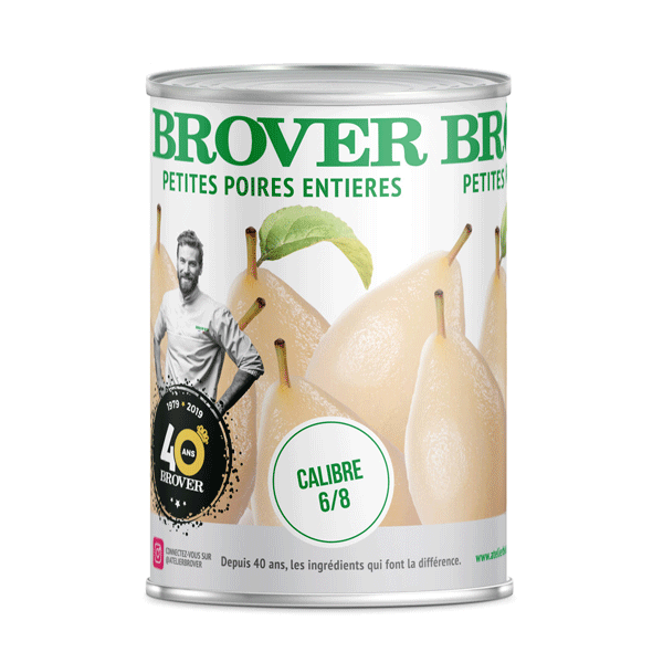 Brover Tinned Mini Pears In Syrup 425g