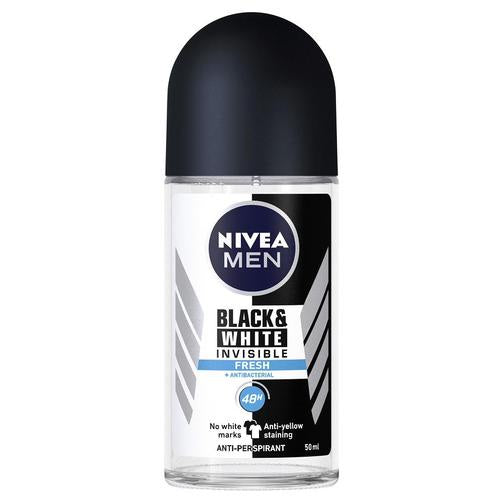 Nivea Men Black & White Invisible Fresh Anti-Perspirant Deodorant 50ml