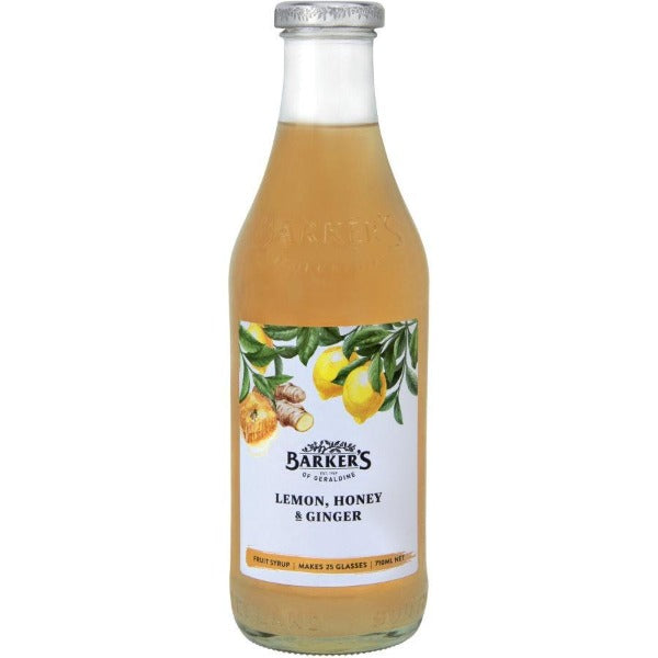 Barkers Lemon, Honey & Ginger Syrup 710ml