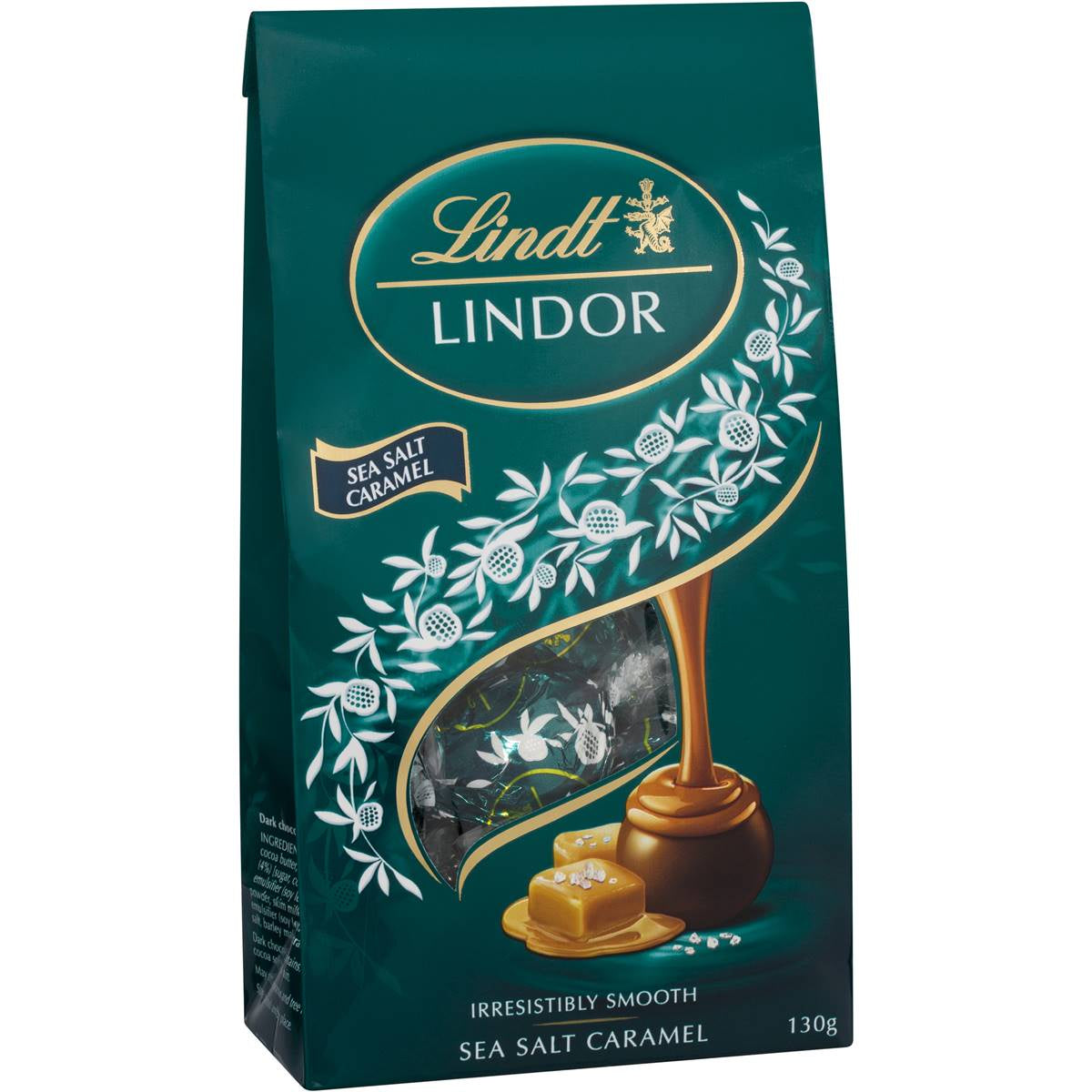 Lindt Lindor Sea Salt Caramel Chocolates Pouch 130g