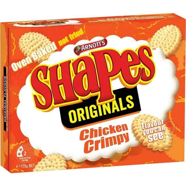 Arnotts Shapes Chicken Crimpy Crackers 175g