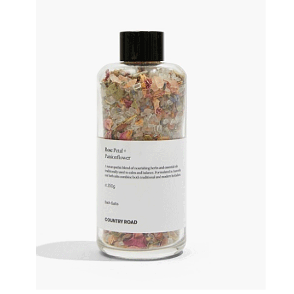 Country Road Rose Petal + Passionflower Bath Salts
