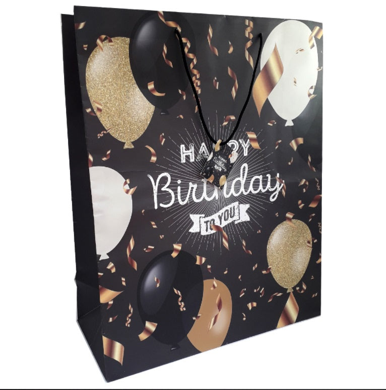 Paper Gift Bag Jumbo Happy Birthday Classic 40x50x17