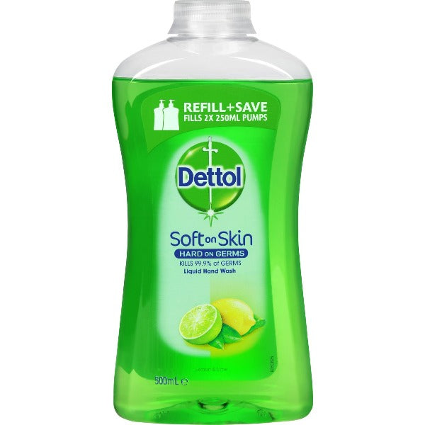 Dettol Soft On Skin Aloe Vera & Vitamin E Liquid Hand Wash Refill 500ml