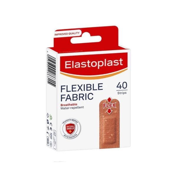 Elastoplast Flexible Fabric Strips Plasters 40pk