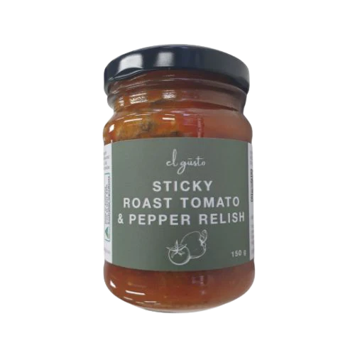 El Gusto Sticky Roast Tomato & Pepper Relish 250g