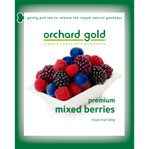 Orchard Gold Premium Frozen Mixed Berries 500g