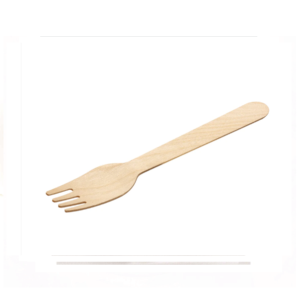 Green Choice Wooden Cutlery No Logo Fork 100pk