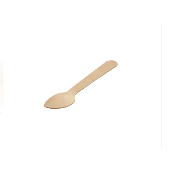 Green Choice Wooden Cutlery - Teaspoons 100pk