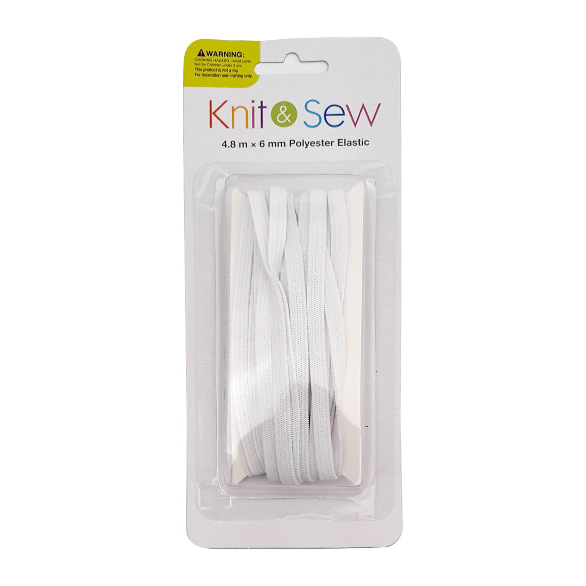 Knit & Sew Polyester Elastic 6mm x 4.8m