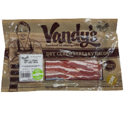 Vandy’s Manuka Dry Cured Streaky Bacon 250g