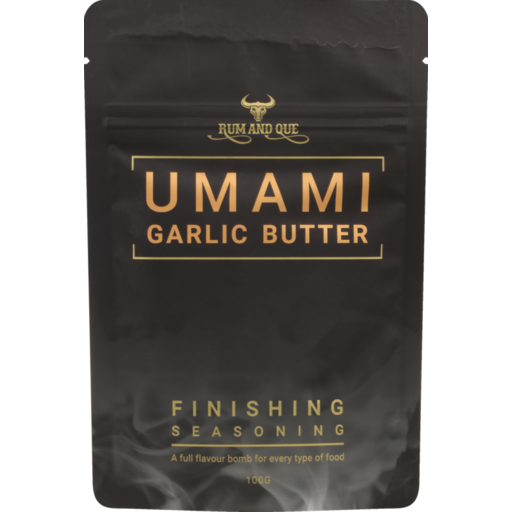 Rum & Que Umami Garlic Butter Finishing Seasoning 100g