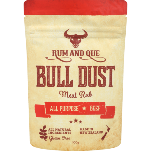 Rum & Que Bull Dust Meat Rub 150g