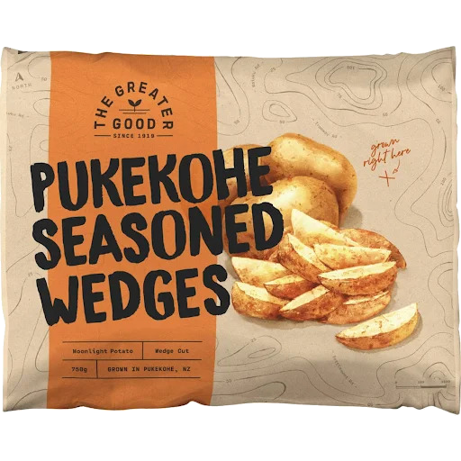 The Greater Good Pukekohe Seasoned Wedges 750g