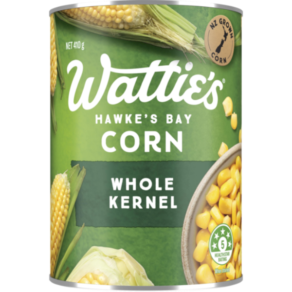 Watties Corn Whole Kernel 410g