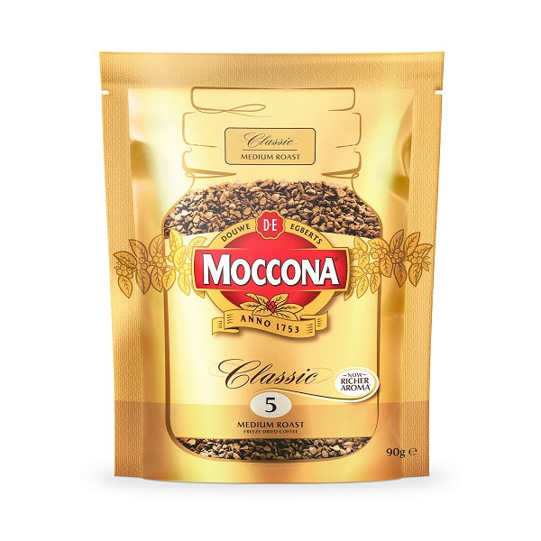 Moccona Instant Coffee Classic Medium Roast Refill 90g