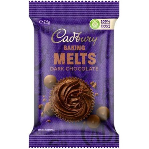 Cadbury Real Dark Chocolate Baking Melts 225g