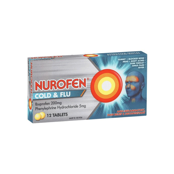Nurofen Cold & Flu Tablets 12pk
