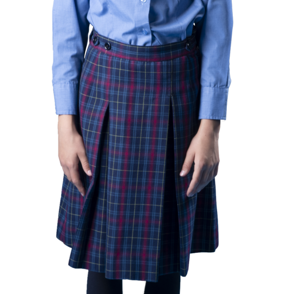 Pleated Skirt Tartan Junior Size 14