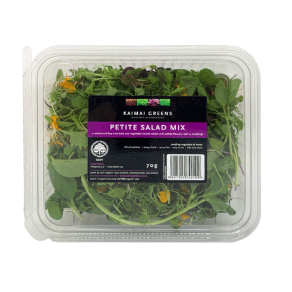 Kaimai Greens Petite Salad Mix 70g