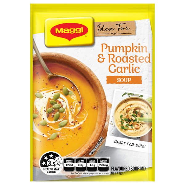 Maggi Pumpkin & Roast Garlic Soup Mix 41g