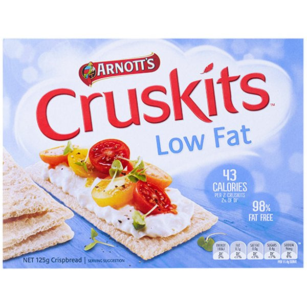 Arnotts Cruskits Low Fat Crispbread 125g