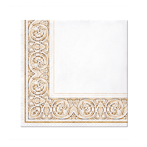 The Bass Relief Napkin, 33 x 33