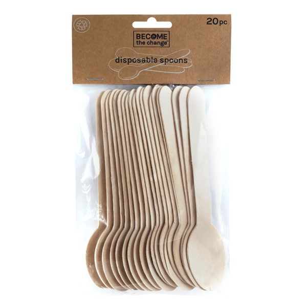 Disposable Cutlery Spoon 20pc 16cm