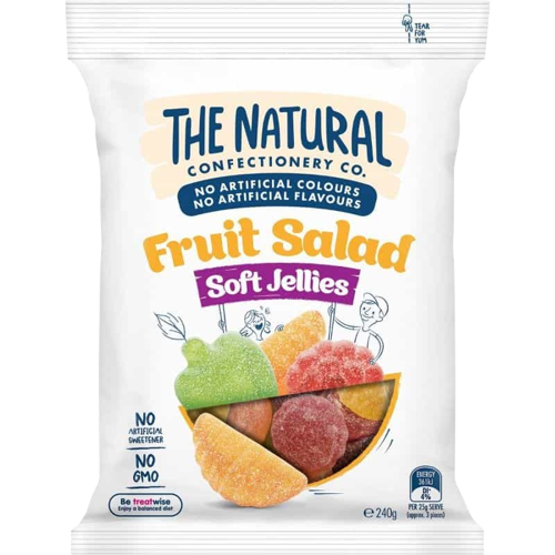The Natural Confectionery Co Fruit Salad Soft Jellies 220g