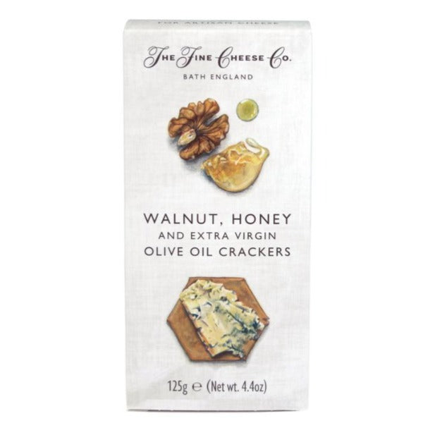 The Fine Cheese Co Walnut, Honey & Extra Virgin Olive Oil Crackers 100g