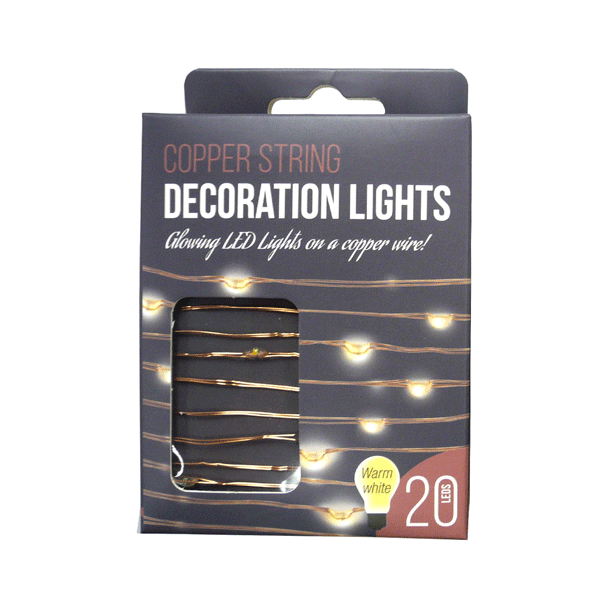 Xmas Copper Seed String Lights 20 LEDs